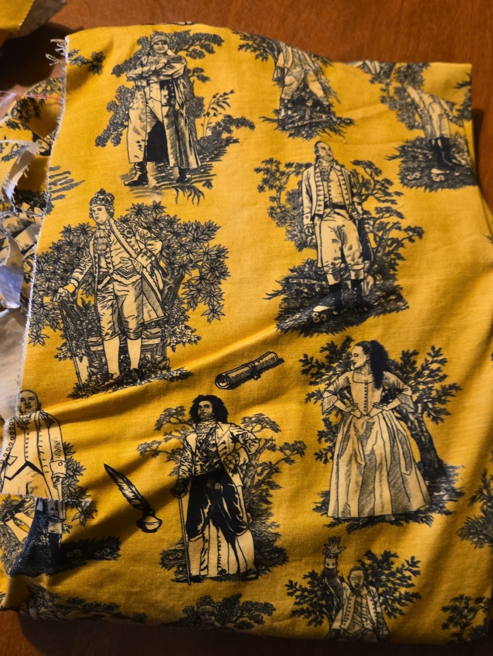 Hamilton Musical Toile Fabric